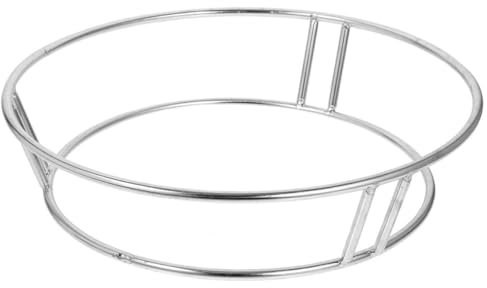 HOLIDYOYO Edelstahl Topfständer Mit Hitzebeständigem Wok-ring Stabiler Küchen-herdzubehör Für Gas Induktionskochfelder Platzsparender Langlebiger Wok Kochtopfhalter Für Vielseitige Anwendung