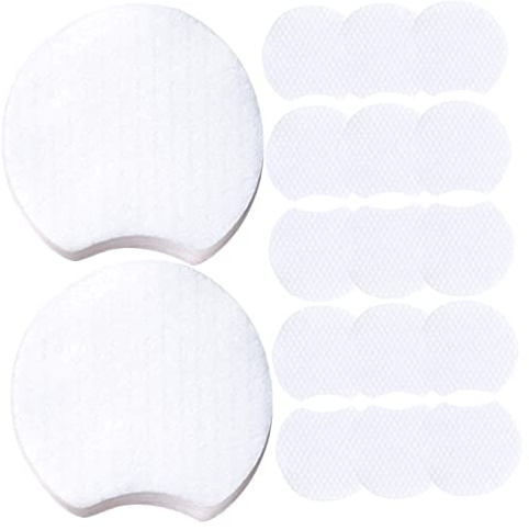 VALICLUD 1200 Stück Halbmond Abschminkpads aus Vlies Sanft Peelend Hautverträgliche Make Up Entferner Pads für Gesicht und Reisen