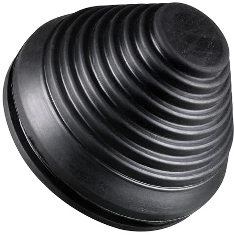 TOP-VIGOR 4Pcs Conical Rubber Grommets 70mm Mount Dia Black Tower Shaped Drill Hole Plug for Wire Protection and Firewall Sealing