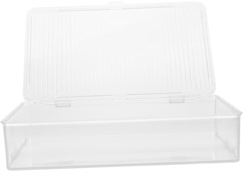 BIUDECO Boîte à Couverts Transparente Étanche Empilable Matériel Pet Anti-poussière pour Rangement Sécurisé De Couteaux Fourchettes Et Cuillères Cuisine Compacte