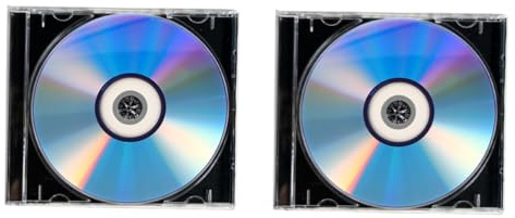 Toyvian 2ensembles Disques Vierges Enregistrables Disques pour Enregistrement De Musique Et Données avec Boîtier pour Stockage Et Gravure