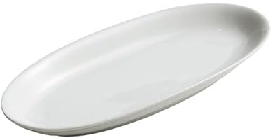 Modern Oval Fisktallrik Ångad Keramisk Oval Fisktallrik Hotell Restaurang Club Kreativ Servis
