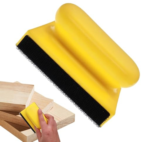 Bloc de ponçage à la main – Fournitures de polissage pour le travail du bois, disques de polissage de modèle, disques de polissage en boucle idéal pour les rénovateurs, les menuisiers, les peintres