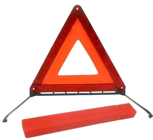 Reflex varningstriangel Varningstriangel Röd reflekterande trafiksäkerhetsrisk Bilstativ Bärbar hopfällbar stoppskyltreflektor