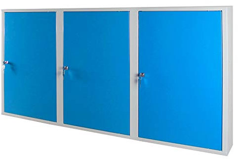 ADB Hängeschrank Wandschrank Werkstattschrank mit 3 Türen 750x1500x200 mm