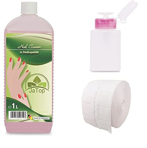 JaTop Nailcleaner 1000ml - Spezial Nagel-Reiniger für die Nagelmodellage - Schnell & Einfach Nägel reinigen - Leicht reinigen & entfetten - Schwitzschicht-Entferner - Beste Qualität