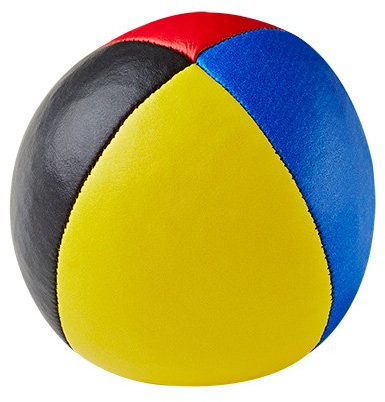 Henrys J05010-B44 - Beanbags Premium, Durchmesser 67 mm, schwarz/rot/blau/gelb