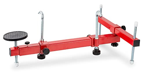 EBERTH Puente de motor con capacidad de carga de 350 kg, travesaño de motor para montaje por debajo, utilizable con casi todos los vehículos, de ajuste universal, para montaje por debajo