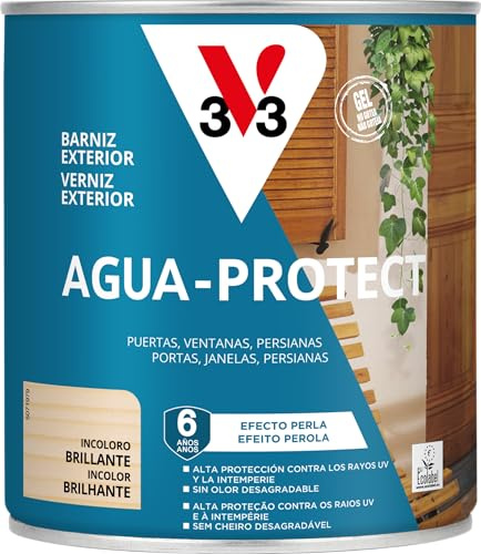 V33 Barniz Exterior AGUA PROTECT - Incoloro - 0,75l