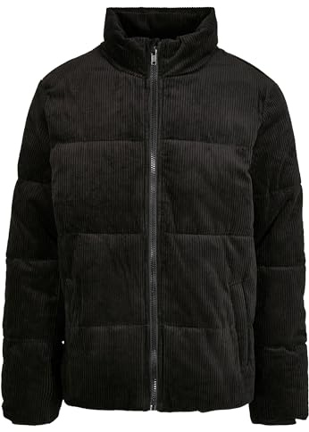 Urban Classics Boxy Corduroy Puffer Jacket Black M