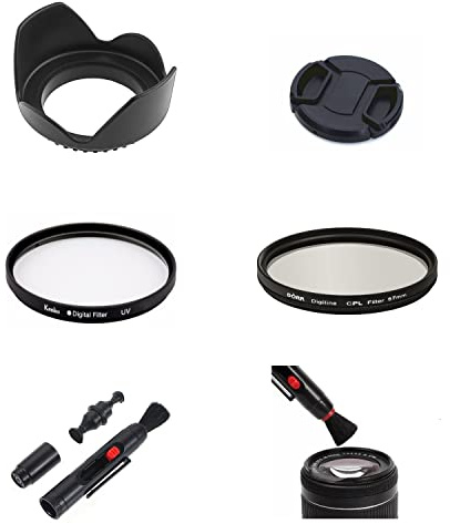 SK3 43 mm diametro obiettivo fotocamera kit kit paraluce cappuccio filtro UV CPL set di spazzole per Panasonic DMC-LX100, per Panasonic LX100 II, per fotocamera Leica D-LUX Typ109