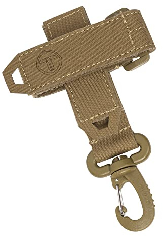 TOPTACPRO Taktischer Handschuhhalter Riemen Klettern Seil Keeper Schlüsselanhänger Mehrzweck-Handschuh Haken 500D Nylon