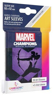 Gamegenic, Marvel Champions Sleeves - Hawkeye, Sleeve Color Code: Gray