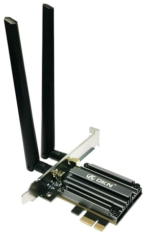 Scheda WiFi 7 PCIE 9.3Gbps 802.11BE Scheda WiFi 6E con Bluetooth 5.4 Tri-Band 4K QAM 320MHz WiFi 7 BE200 Adattatore di rete wireless interno per PC Desktop Supporta Windows 11 64bit