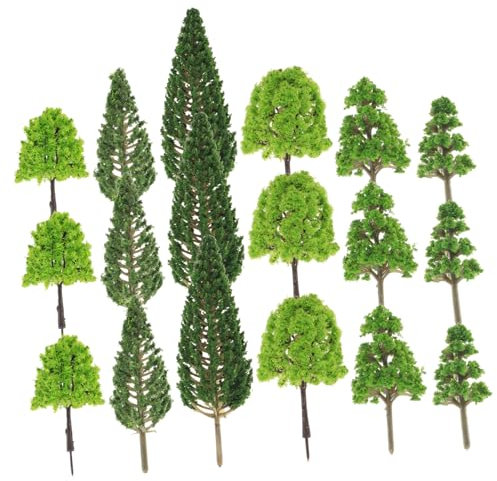 DIYEAH 90stücke Teiliges Sand Tisch Modell Bäume Realistische Miniatur Landschaftsbaum Modelle Für Mikro-Landschaft Und Garten Dekoration Robust Und Langlebig