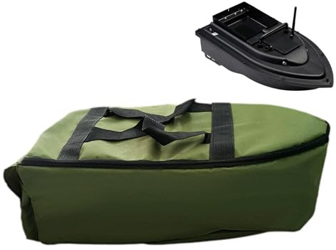 lyanny Angelboot-Aufbewahrungstasche, Angelköder-Bootstasche, Aufbewahrungstasche Tragetasche, Köderboot-Tasche, Angelausrüstungstasche, Oxford-Stoff, wasserdicht für Salzwasser- und Süßwasserangeln