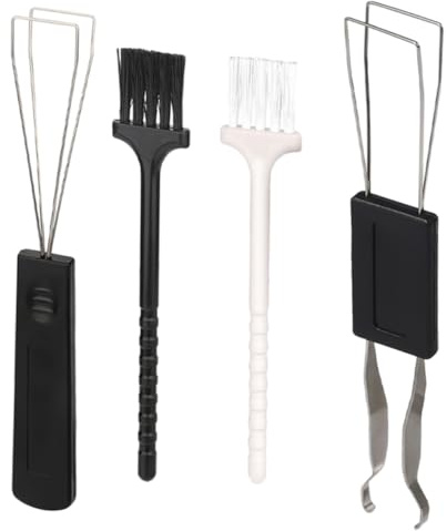 VANZACK Set de Nettoyage Clavier Mécanique avec Extracteur de Touches Brosse Double Face Antistatique pour PC et Appareils Électroniques