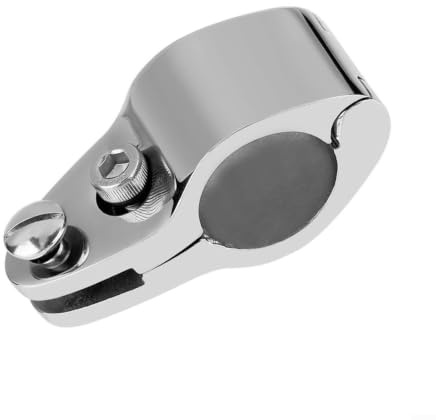 Fauhapyway Collier de serrage en acier inoxydable à dégagement rapide sans perçage pour garde-corps de bateau Bimini (38 mm)