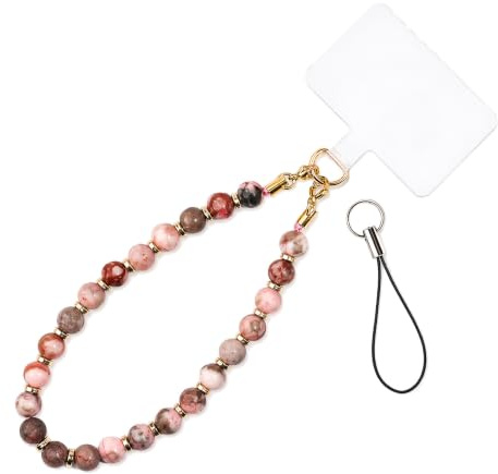 Bekecidi Cordon Telephone Portable Bijoux, Collier de Téléphone Perles