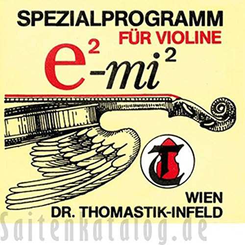 Thomastik Einzelsaite für 4/4 Violine Spezial E-Saite Chromstahl 48Karat vergoldet, stark - für Experimentierfreudige