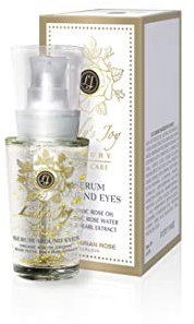 Bulgarska Rosa/LYDY´S JOY LUXURY SKIN CARE/siero per occhi 30 ml con olio di rosa biologico, acqua di rosa biologica ed estratto di perla nera