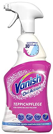 Vanish GOLD Oxi Action Powerspray Teppich Fleckenentferner – Teppichreiniger gegen Schmutz, schlechten Geruch & Staub – 1 x 660 ml