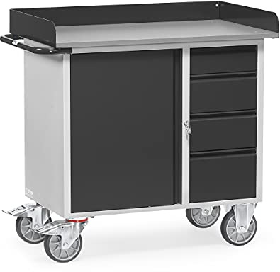 Fetra Werkstattwagen 12452/7016 Ladefläche 985 x 590 mm