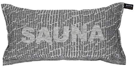 Jokipiin Pellava Saunakissen, Saunatikut-Kollektion von Jokipiin Pellava, Weiß/Schwarz