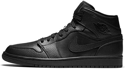 Nike Herren Air Jordan 1 Mid Basketballschuh, Schwarz BBK, 40 EU