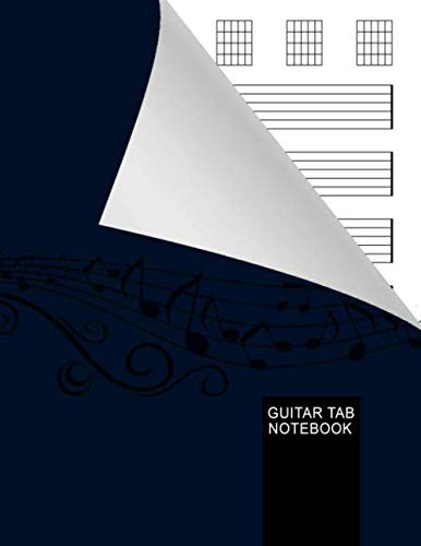 Guitar Tab Notebook: My Guitar Tablature Book - Blank Music Journal for Guitar Music Notes - More than 150 Pages