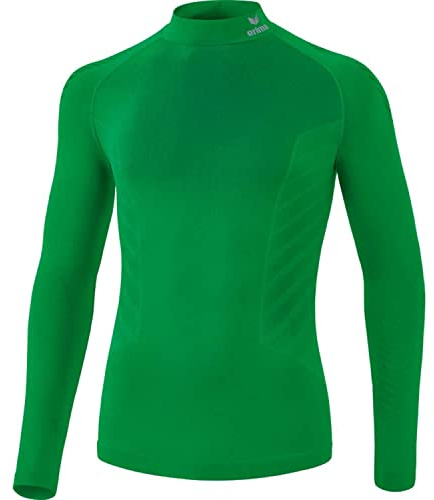 Erima Unisex Kinder Athletic Longsleeve 2.0 Turtleneck Funktionsunterwäsche (2252114), smaragd, XS