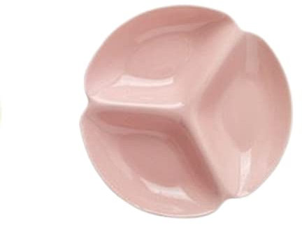 Plaques à fondue 4 pièces Ensemble de céramique colorée, ronde 21cm / 8.2inch 11