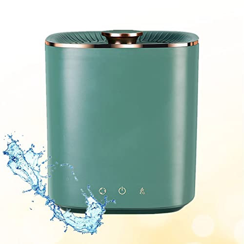 Lavatrice da Campeggio con Centrifuga Mini Lavatrice Portatile con Centrifuga turbina Lavatrice A Mano Portatile pour la Les appartements, Les dortoirs,Les Voyages d'affaires,Green-Ordinary