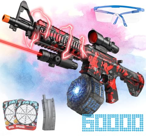 Large Electric Gel Splat Blaster, Automatic and Manual with 60,000 Gels