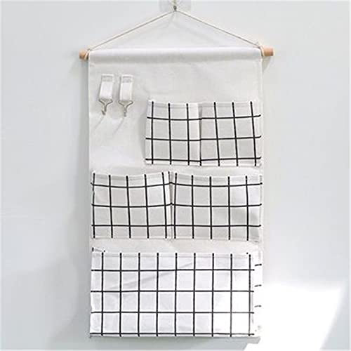 Organizador colgante montado en la pared Bolsas de almacenamiento for guardarropa Bolsa, Almacenamiento de tela Bolsa for colgar Puerta trasera Colgar en la pared Dormitorio Paño de pared Bolsillo Hie