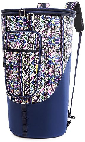 Verdickte Djembe Tasche, Afrikanische Trommel Fall, Handgepäck Kit Trommeltasche, Mode Ethnischen Stil 8/10/12 Zoll Hand Trommel Fall Wasserdichtes Oxford-Tuch, 10mm Perle Baumwolle (12 Zoll)