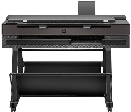 HP DesignJet T850 36-inch (2Y9H2A), Large Format Multifunction Printer, Plotter, Front-Loading Scan, Standard A4-A0, 90 A0 Prints/Hour, Wi-Fi, Ethernet, 2-Year Warranty, Click, Black