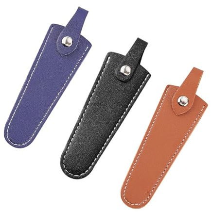 Ryaupy 3PCS Bolsa de Tijeras de peluquería de Piel sintética, Salón - Bolsa de Tijeras de peluquería, Funda para Tijeras de peluquería, Bolsa organizadora de Herramientas de peluquería