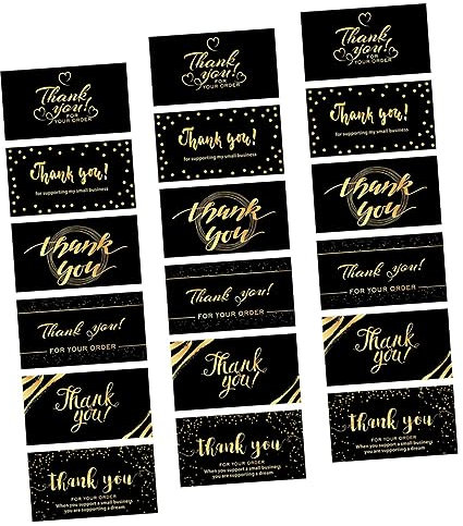 VILLFUL 36 Stück Handgeschriebene Grußkarten Dankeskarten Und Segenskarten Aus Papiermaterial Für Feste Geburtstage Und Thanksgiving