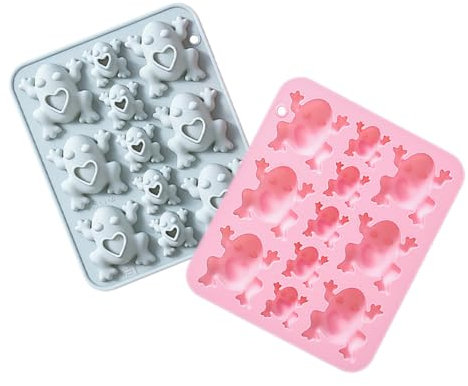 ABOOFAN 2stücke Silikonform Frosch Für Süßigkeiten Wiederverwendbare Bonbonform Mit Froschmotiv Für Diy-projekte Und Herstellung Von Handgemachten Pralinen