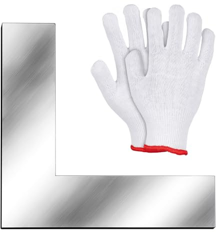 Regla de Esquina de 90 Grados de Acero Inoxidable, Fácil de Usar, Herramienta de Esquina de Paneles de Yeso de 90 Grados, Diseño Multifuncional Yin-Yang, para Enlucido y Albañilería (plata)