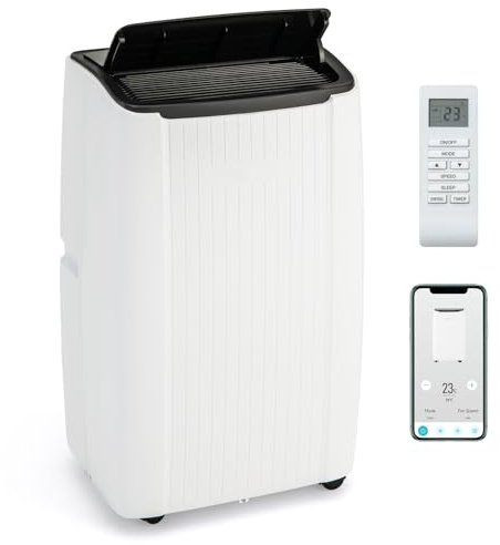 SOARS Mobile Klimaanlage, Mini-Klimagerät, 4 in 1, Kühlung & Entfeuchtung & Ventilator & Heizung, 3 Steuermodi, Timer 0-24 Stunden, Energieeinsparung (14000 BTU)