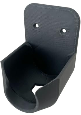 Jvjggag Gartenschlauchhalter, Wandhalterung, Sprühhalterung, rutschfestes Design, Druck-ABS-Material, Pool, Hof, Gartenarbeit, Rasen, 12,9 x 8,9 x 8,9 cm, Schwarz, 1 Stück
