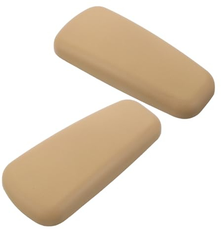 STAHAD Coussin de Genou pour Voiture Beige Support Mousse pour Jambes Coussin de Repose Genoux Étanche et Facile à Nettoyer Accessoire Automobile pour Confort de Conduite Longue Durée