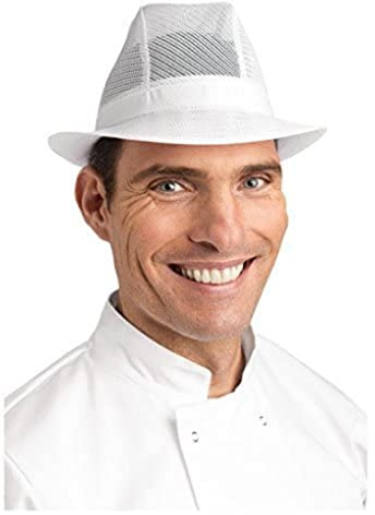 A214-L Trilby hatt, vit