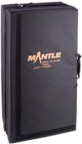 Mantle Climbing Equipment Fallschutzmatte Crash Pad Bouldermatte schwarz XXL, Triple-Folder 3 Faltungen