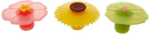 Charles Viancin Wine Bottle Stopper - Lily Pad, Sunflower & Hibiscus