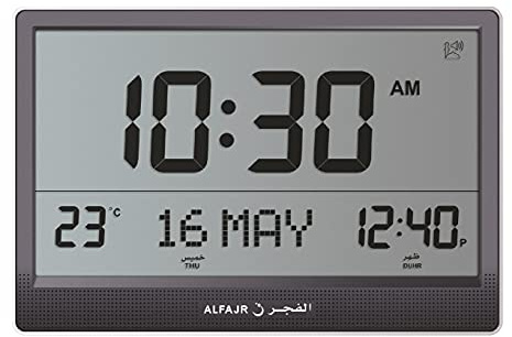 MIRAC Azanbön Nimaz klocka, islamisk tabell Adhaan påminnelse / Gebetsuhr / Otomatik Ezan Saati (CJ-07)