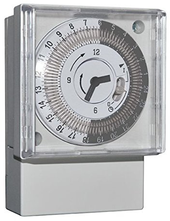 Perry 1io0018 Interruptor Horario Diario, Blanco