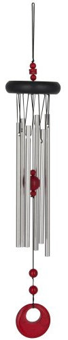 Woodstock Chimes Windspiel, Rote Koralle, 45cm